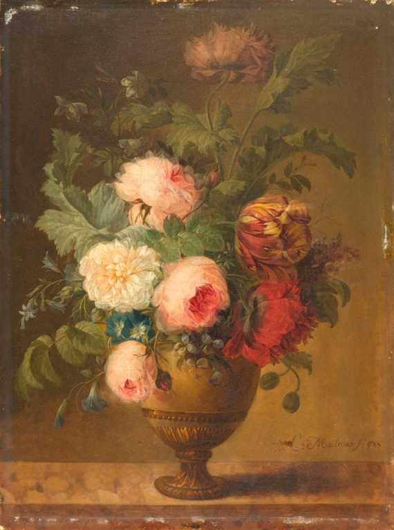 Appraisal: MALAINE JOSEPH-LAURENT Tournai - Paris Bouquet of flowers in a