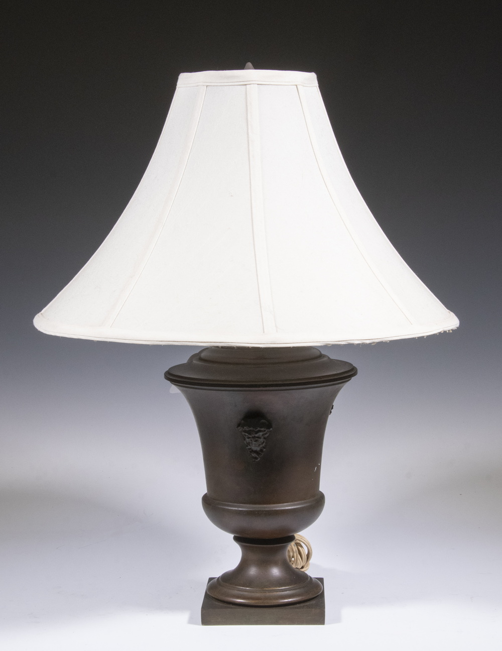 Appraisal: URN FORM TABLE LAMP Circa s Table Lamp urn form