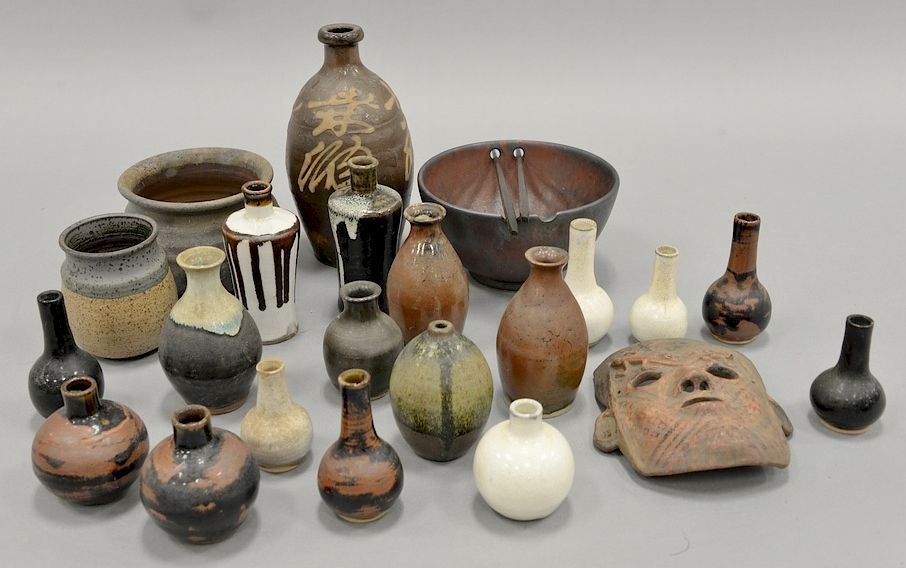 Appraisal: Group of twenty-two pottery stoneware to include three Drymen glazed