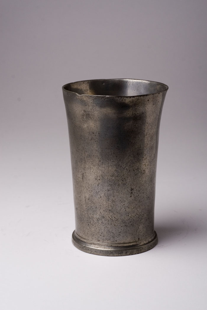 Appraisal: PEWTER BEAKER THOMAS DANFORTH II - Middletown Connecticut - Maker's