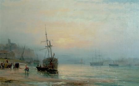 Appraisal: William Anslow Thornley British - The Port of Rochester at