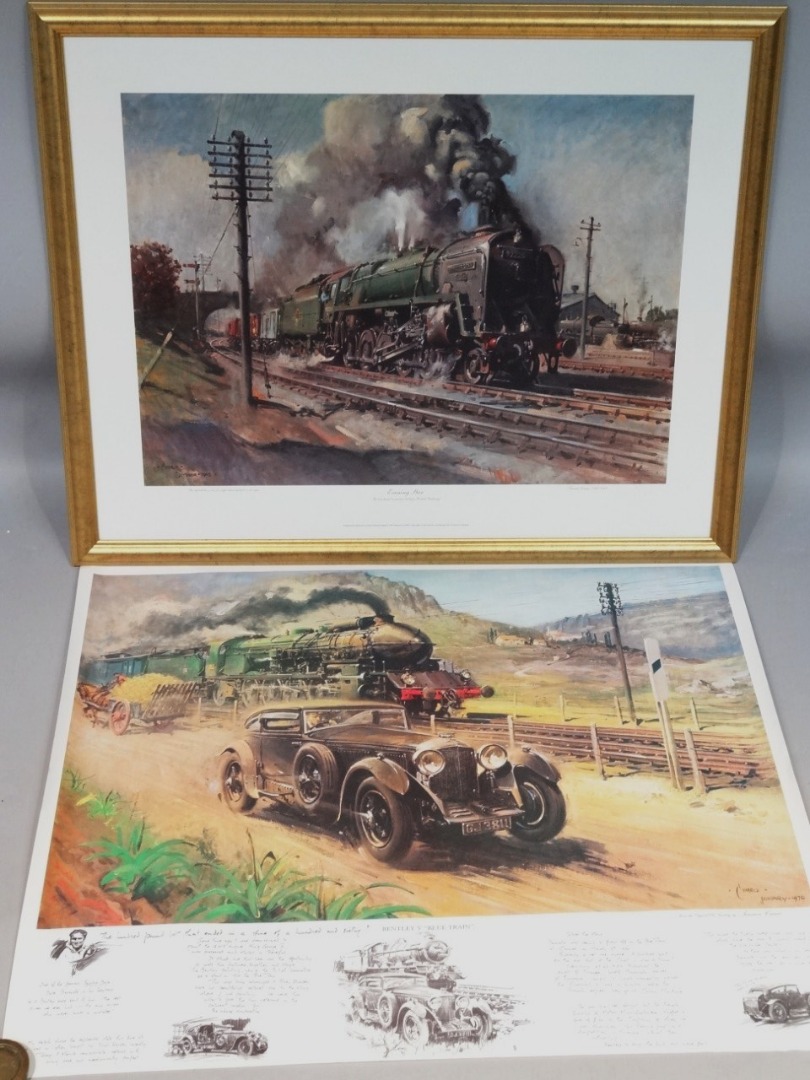 Appraisal: After Terence Cuneo Evening Star print cm x cm and