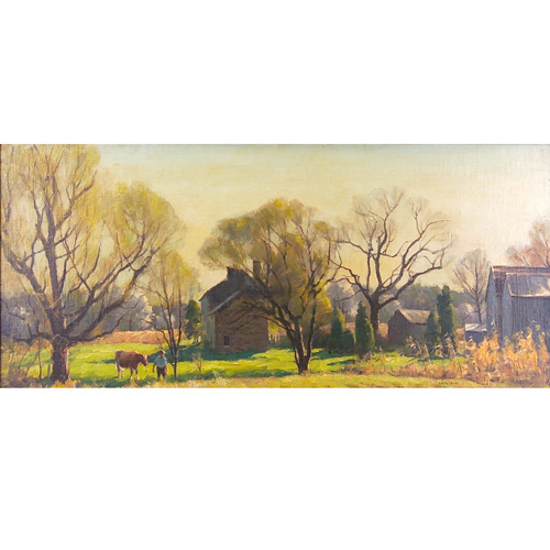 Appraisal: Harry Leith-Ross American - A Spring Morning oil on Masonite