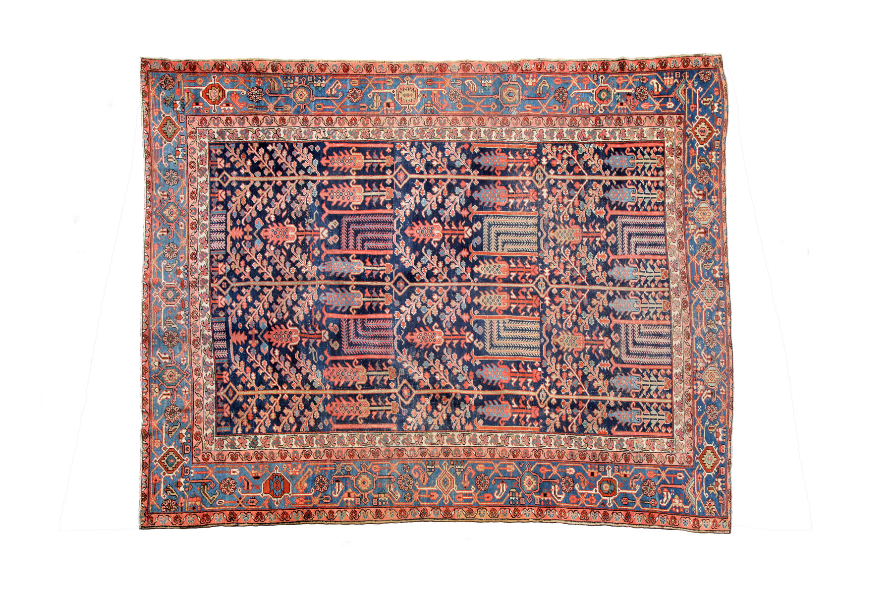 Appraisal: ORIENTAL RUG Room size Gorevan Heriz on a dark blue