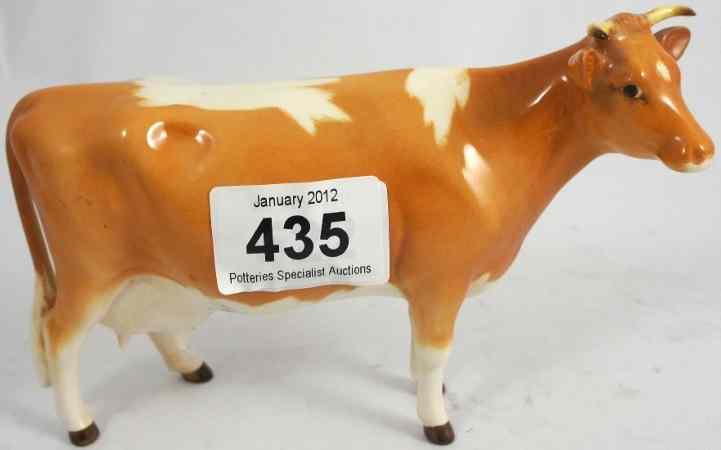 Appraisal: Beswick Guernsey Cow Model a st Version Horns and Ears