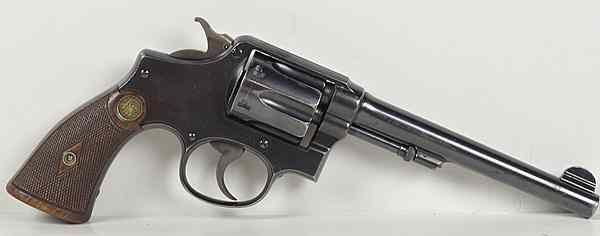 Appraisal: Smith Wesson Model M P Double Action Revolver spl cal