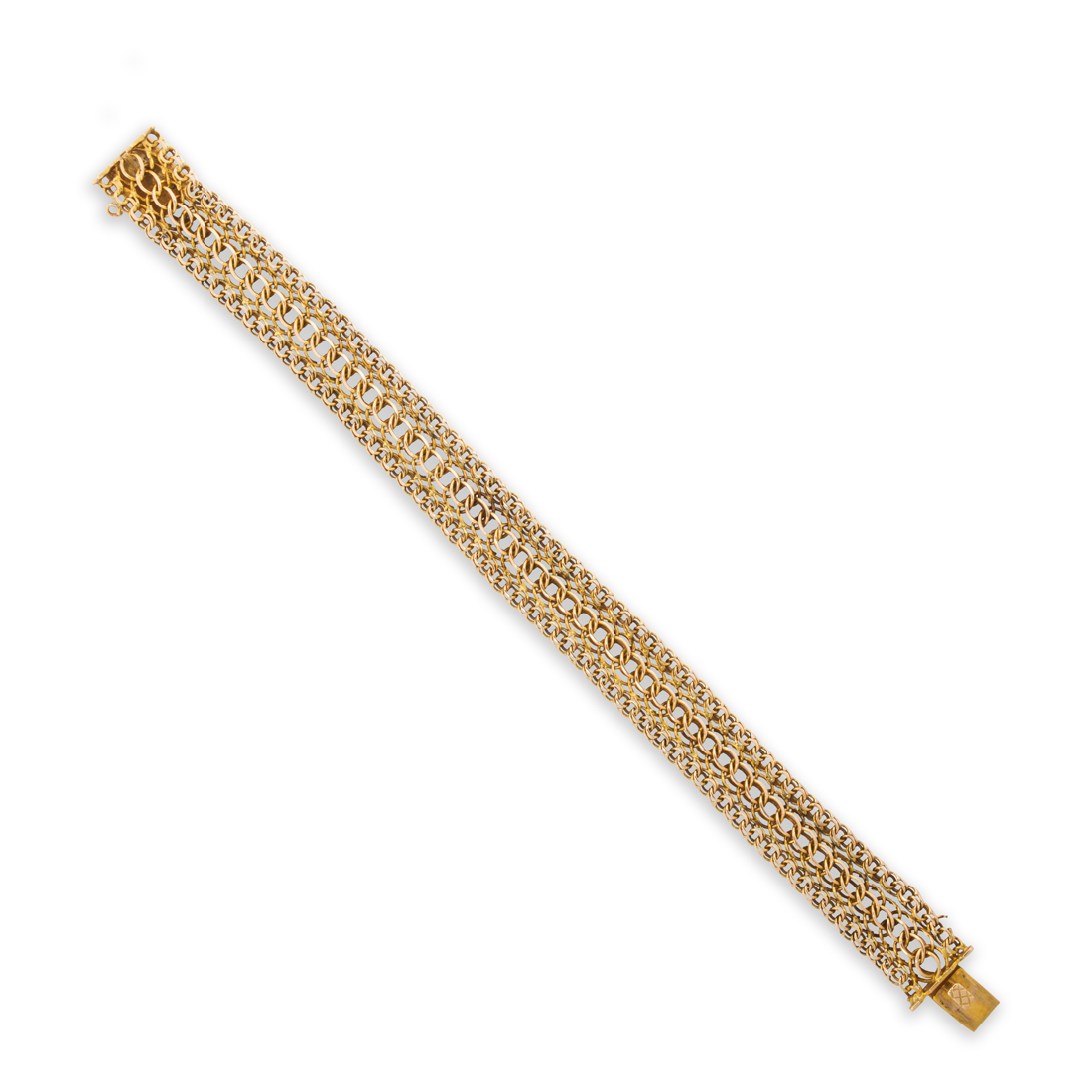 Appraisal: A FOURTEEN KARAT GOLD BRACELET A fourteen karat gold bracelet