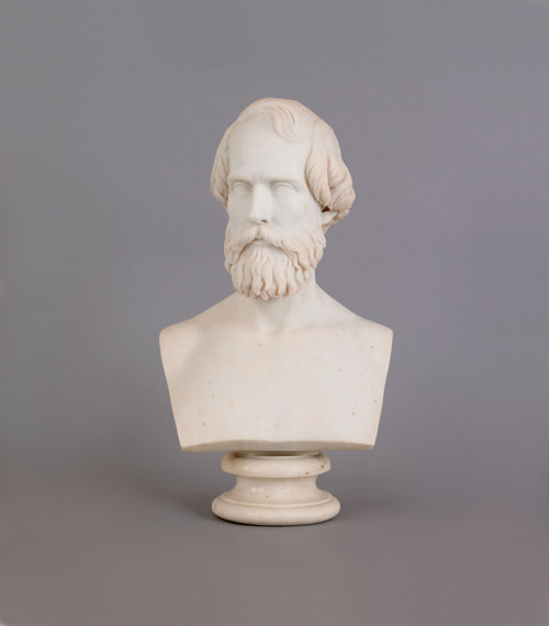 Appraisal: Lawrence MacDonald British - white marble bust of a gentleman