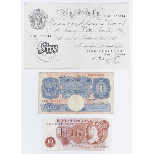 Appraisal: Banknotes Bank of England Peppiatt white E December s blue