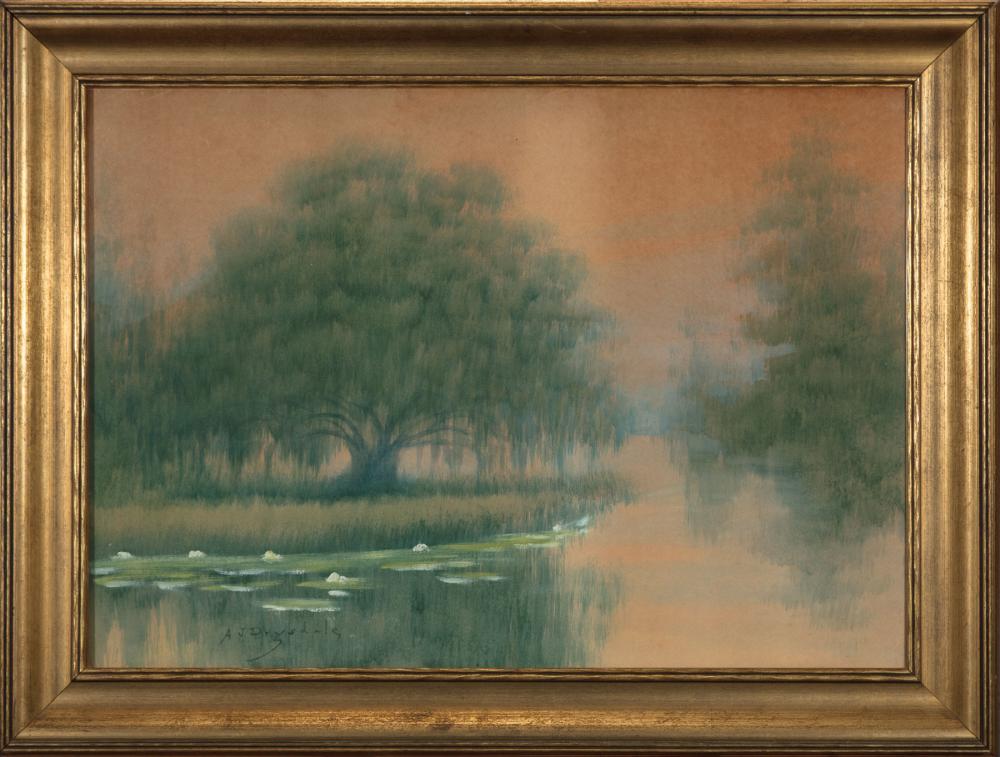 Appraisal: Alexander John Drysdale American New Orleans - Bayou Scene with