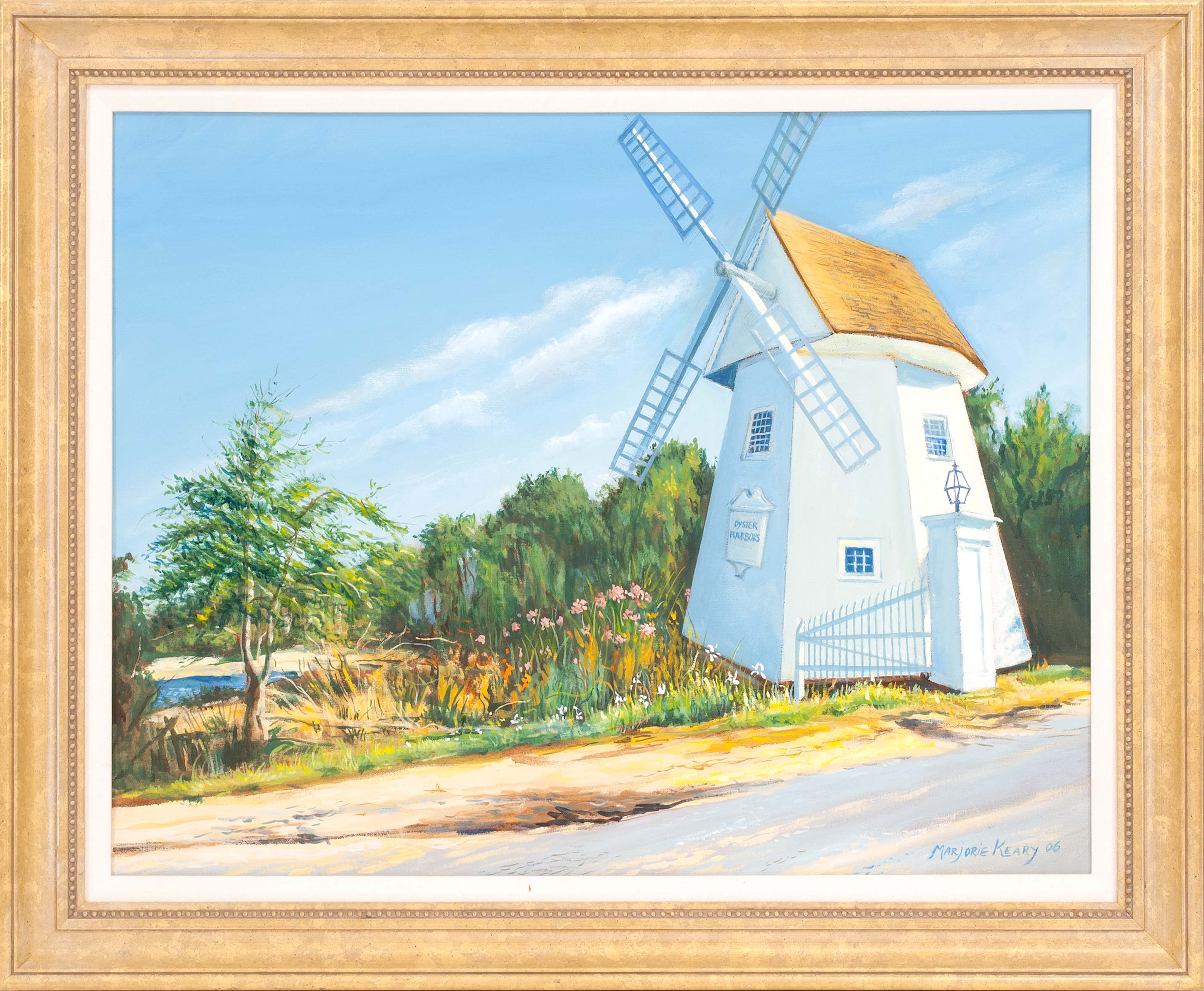 Appraisal: MARJORIE KEARYCape Cod ContemporaryOyster Harbors Windmill Signed and dated lower