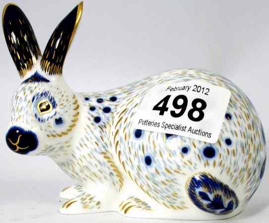 Appraisal: Royal Crown Derby Paperweight Old English Rabbit