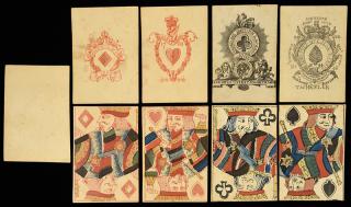 Appraisal: Ludlow Co Patent Knight s Cards T Wheeler Playing Cards