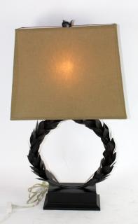 Appraisal: Barbara Cosgrove laurel wreath lamp Barbara Cosgrove laurel wreath lamp