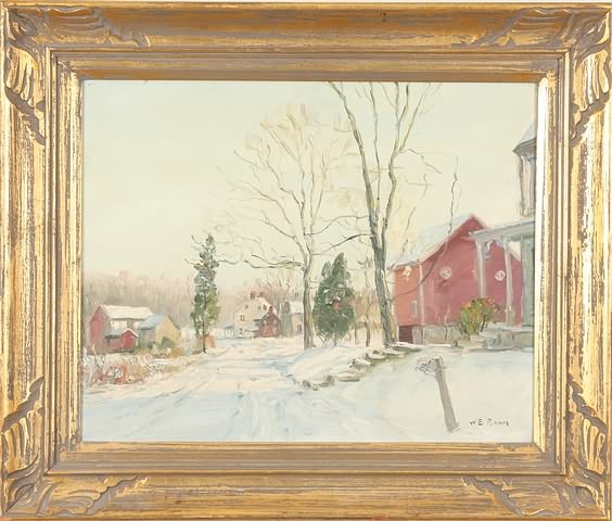 Appraisal: Thatcher's Homestead oil on board x titled verso SLR W