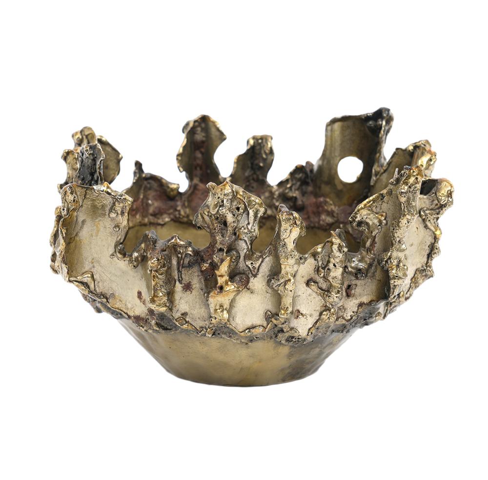 Appraisal: MARCELLO FANTONI BRUTALIST STYLE BRONZE BOWLMarcello Fantoni Italy - Brutalist