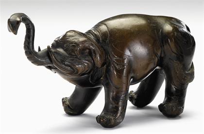 Appraisal: Japanese bronze model of a Baku or elephant th century