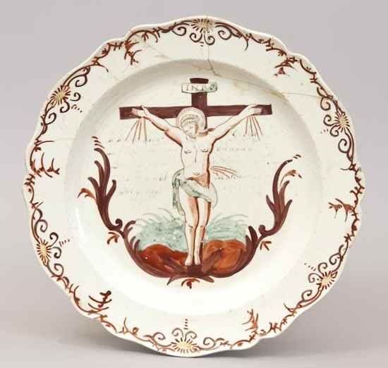 Appraisal: Possibly Chinese School Crucifixion plate