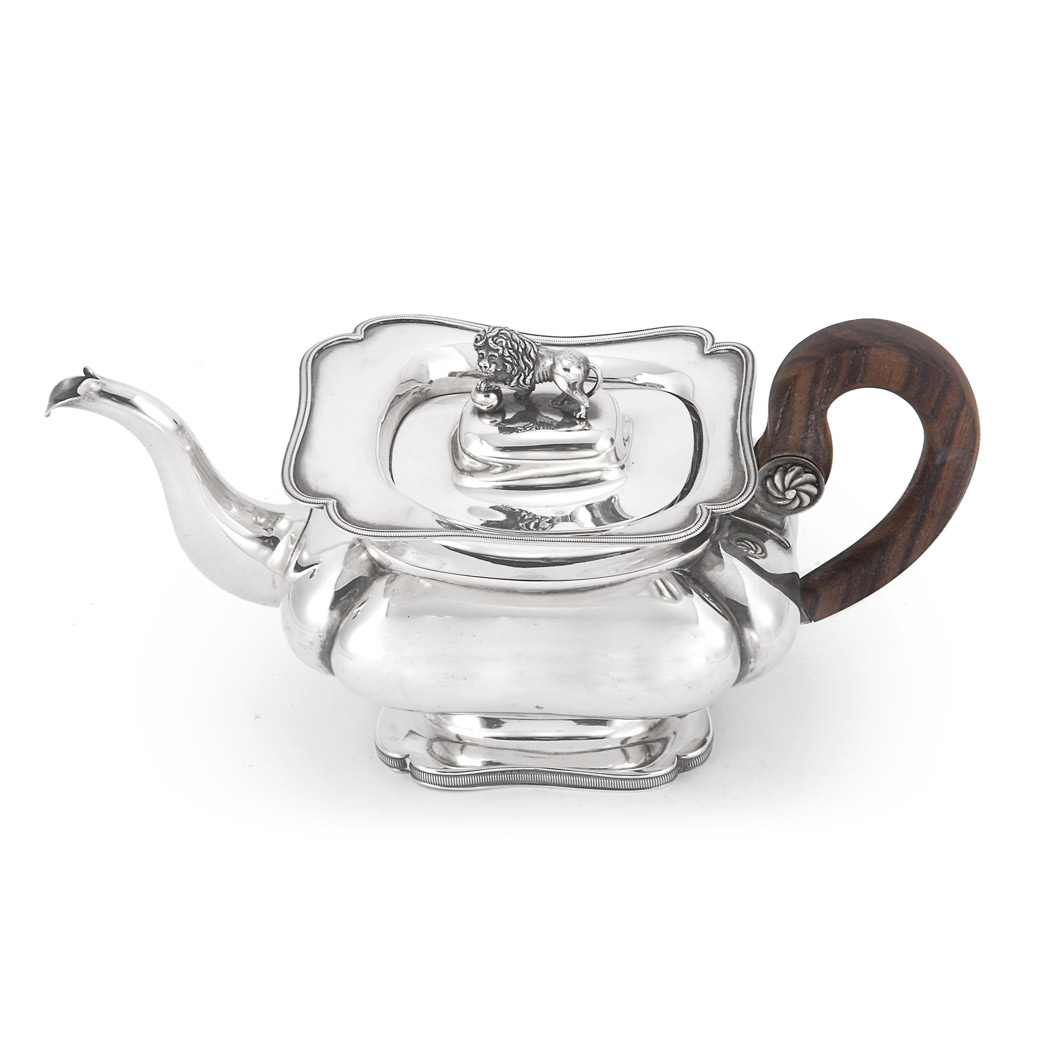 Appraisal: Sterling Silver Teapot Length inches ounces all in