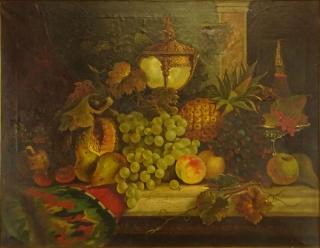 Appraisal: H G Nicholls British th C Oil on canvas Still