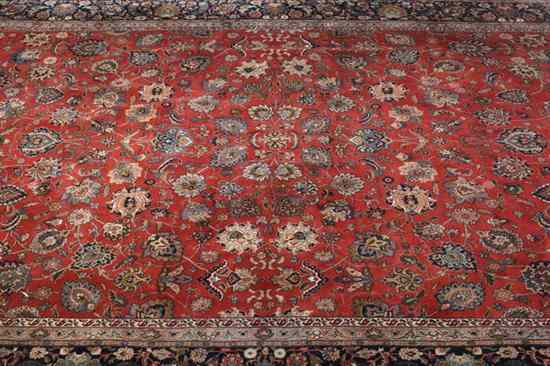 Appraisal: INDO-MASHAD RUG - App ft x ft