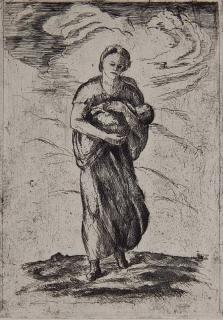 Appraisal: William Sanger etching William Sanger American - - ''Mother and