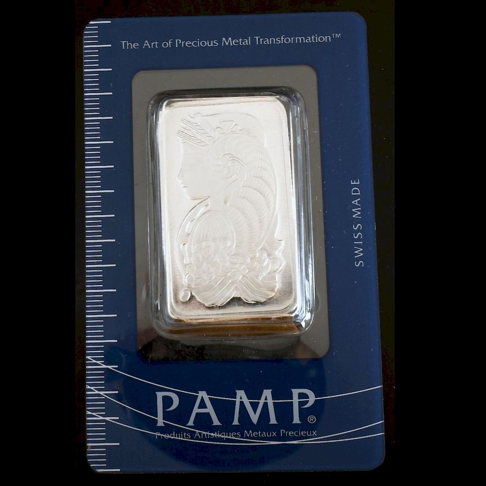 Appraisal: Swiss oz Palladium Ingot oz Palladium Bar - PAMP Suisse