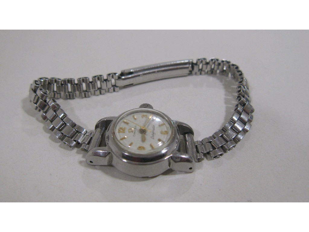 Appraisal: Ladies stainless steel Omega Ladymatic wrist watch