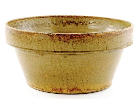 Appraisal: Southern stoneware mixing bowl B F Landrum Edgefield South Carolina