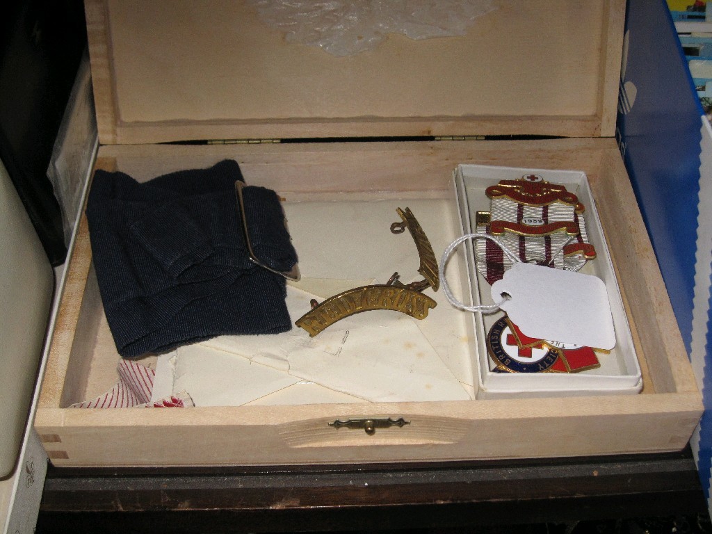 Appraisal: Box of Red Cross medals etc