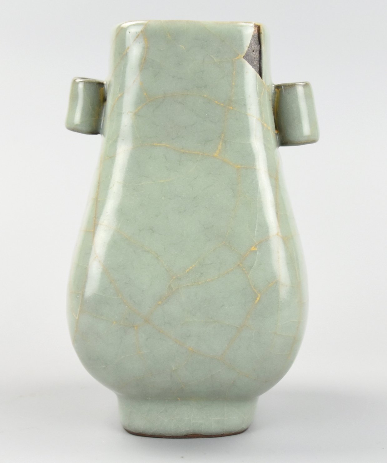 Appraisal: SMALL CHINESE GUAN WARE CELADON VASE SONG DYNASTY This vase