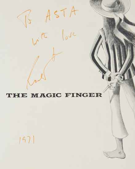 Appraisal: Dahl Roald The Magic Finger first edition first issue trade