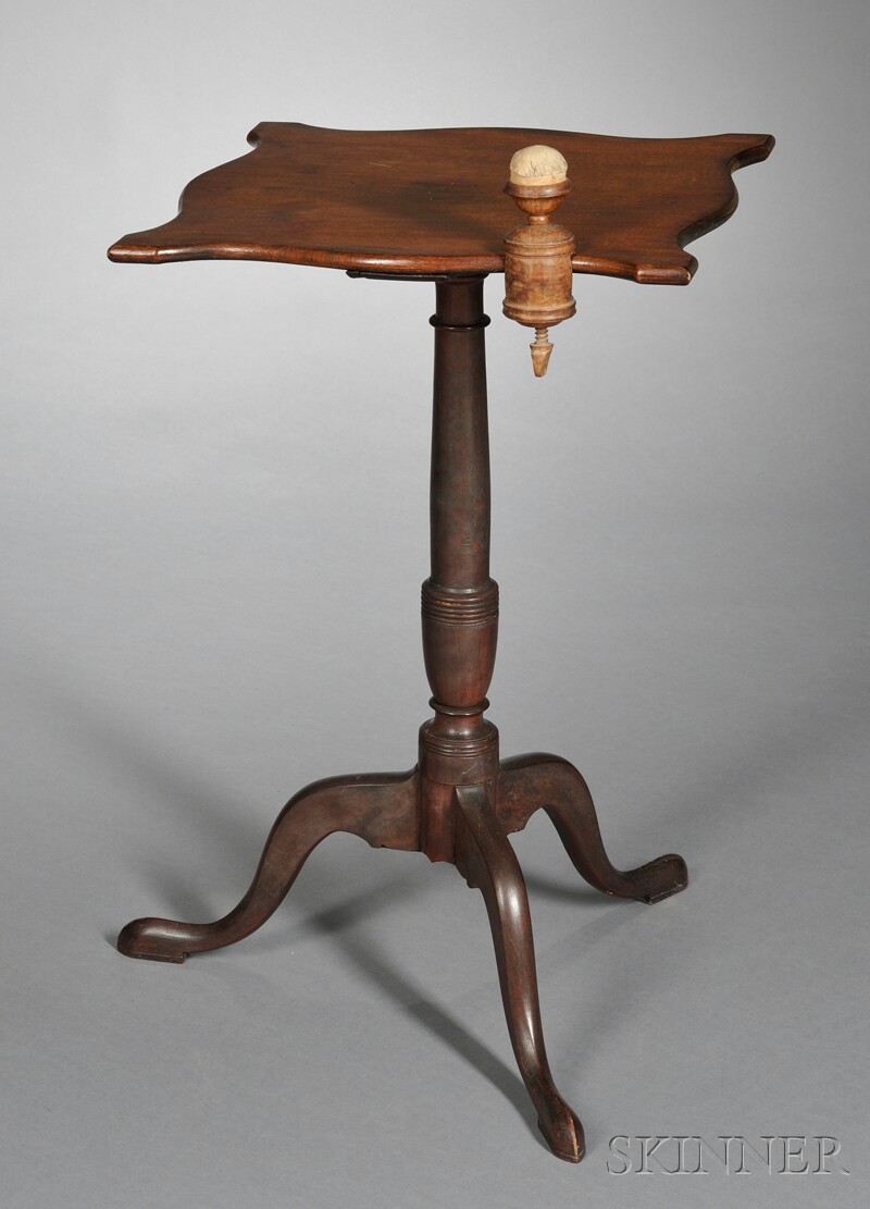 Appraisal: Federal Mahogany Candlestand New England late th early th century