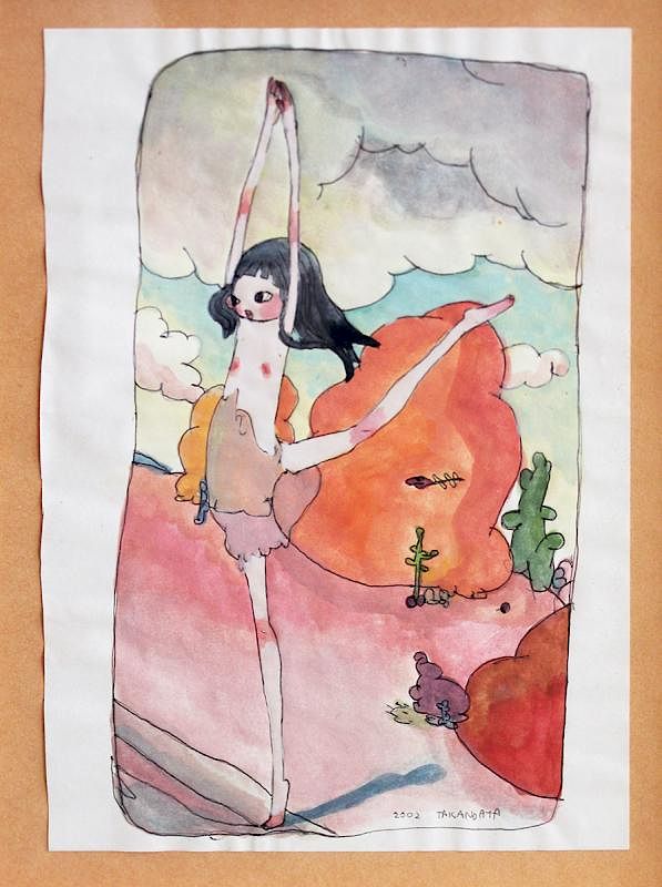 Appraisal: Aya Takano Born Aya Takano Born Untitled Watercolor on paper