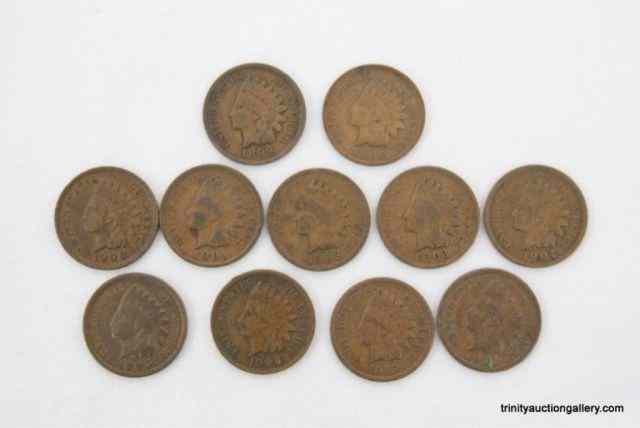 Appraisal: Indian Head Penny Coin Collection - Includes Indian Head pennies