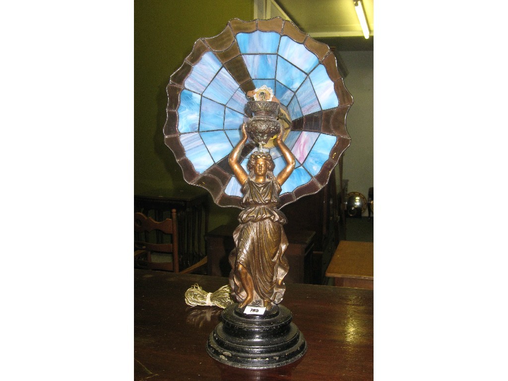 Appraisal: Reproduction figural table lamp def