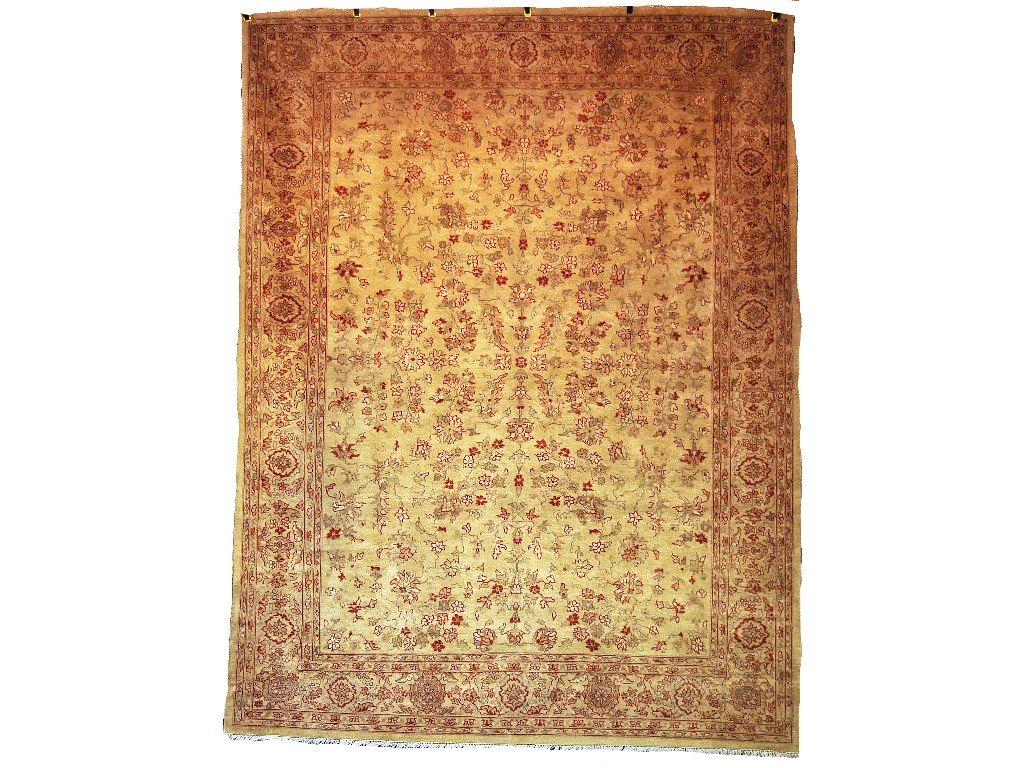 Appraisal: Afghan Pakistan carpet of Agra design modern