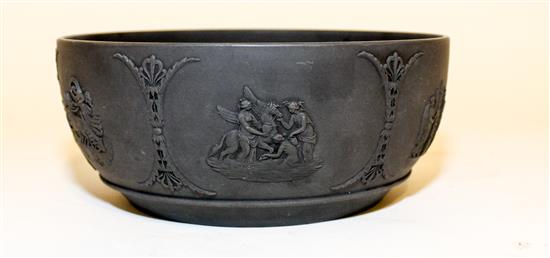 Appraisal: Sale Lot A Wedgwood Basalt Bowl Diameter inches -