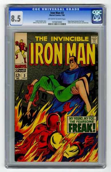 Appraisal: Iron Man CGC Marvel Comics Click for full description