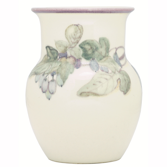 Appraisal: Rookwood vase bulbous form with a painted grape design executed