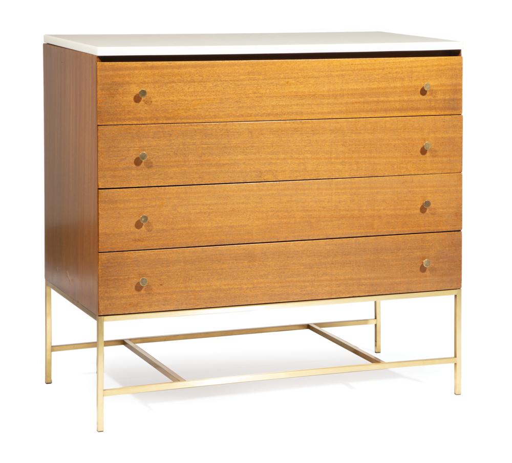 Appraisal: Paul McCobb Calvin Bleached Mahogany Dresser s for Irwin metal