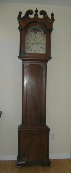 Appraisal: AMERICAN TH CENTURY MAHOGANY TALL CASE CLOCK By William Hudson