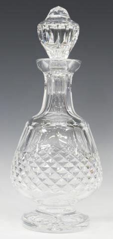 Appraisal: Waterford crystal brandy decanter in the Colleen pattern with cut