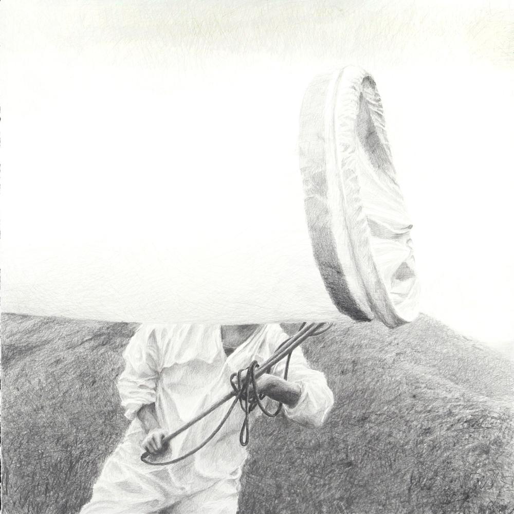 Appraisal: ETHAN MURROW AMERICAN B REVERSING EXTINCTION III GRAPHITE ON PAPER