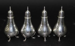 Appraisal: Four International Sterling salt pepper Four International Sterling salt pepper