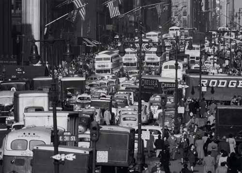 Appraisal: FEININGER ANDREAS - Fifth Avenue Looking North from nd Street