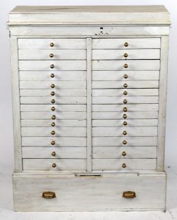 Appraisal: Antique French jeweler's cabinet Antique French jeweler's cabinet Early th