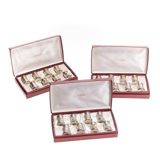 Appraisal: Cartier sterling salt and pepperettes Cartier sterling salt and pepperettes