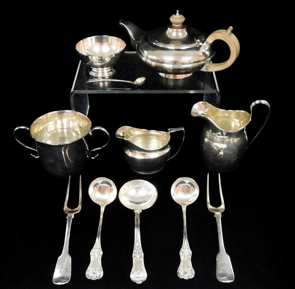 Appraisal: SILVER Eleven pieces of British sterling c 's with London