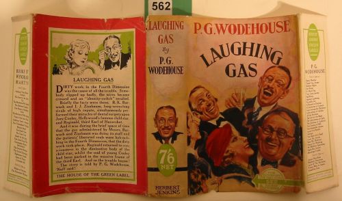 Appraisal: WODEHOUSE P G Laughing Gas vo purple-red cloth stamped in